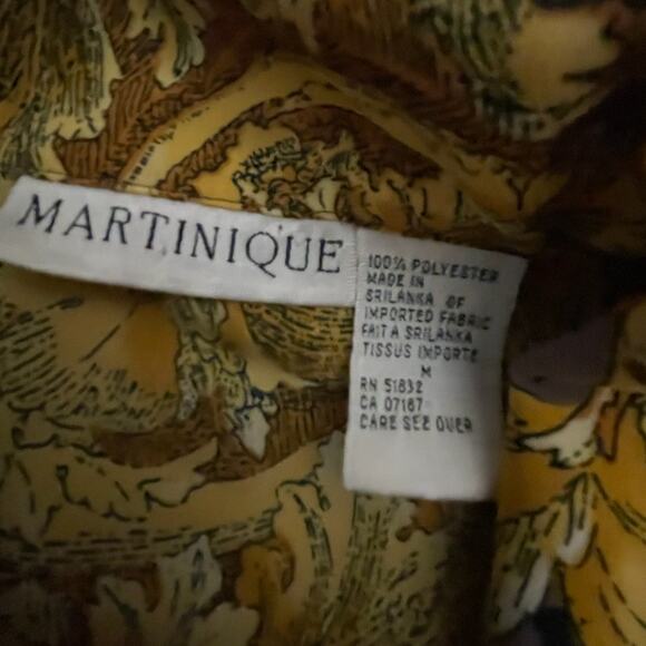 Vintage Martinique Baroque Leopard Button Up Blouse – M – Versace Style– EUC - Picture 4 of 7